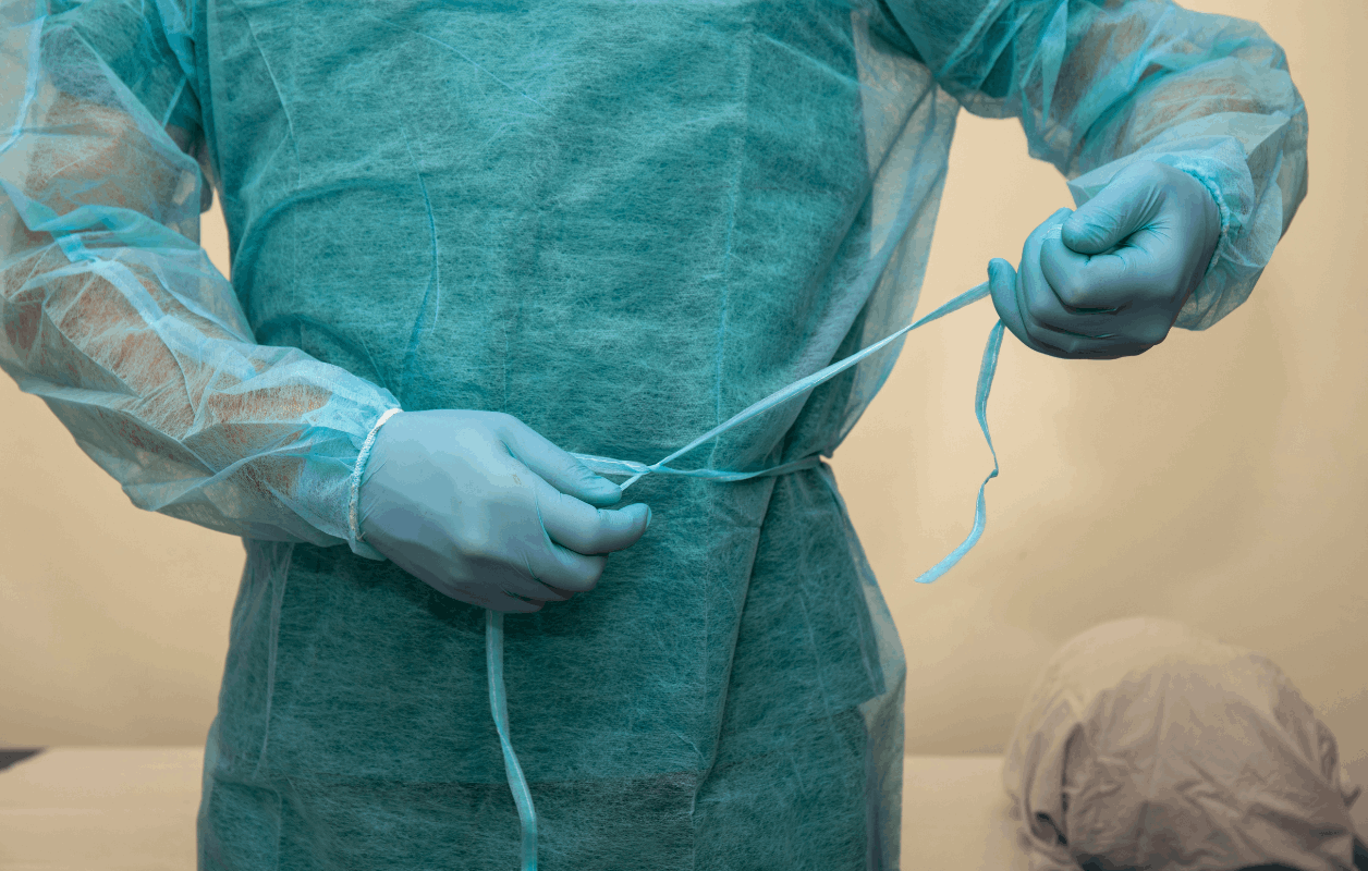 Blouse à usage unique